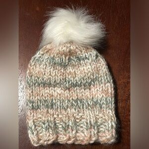 Baby Knit Beanie with Pom Pom